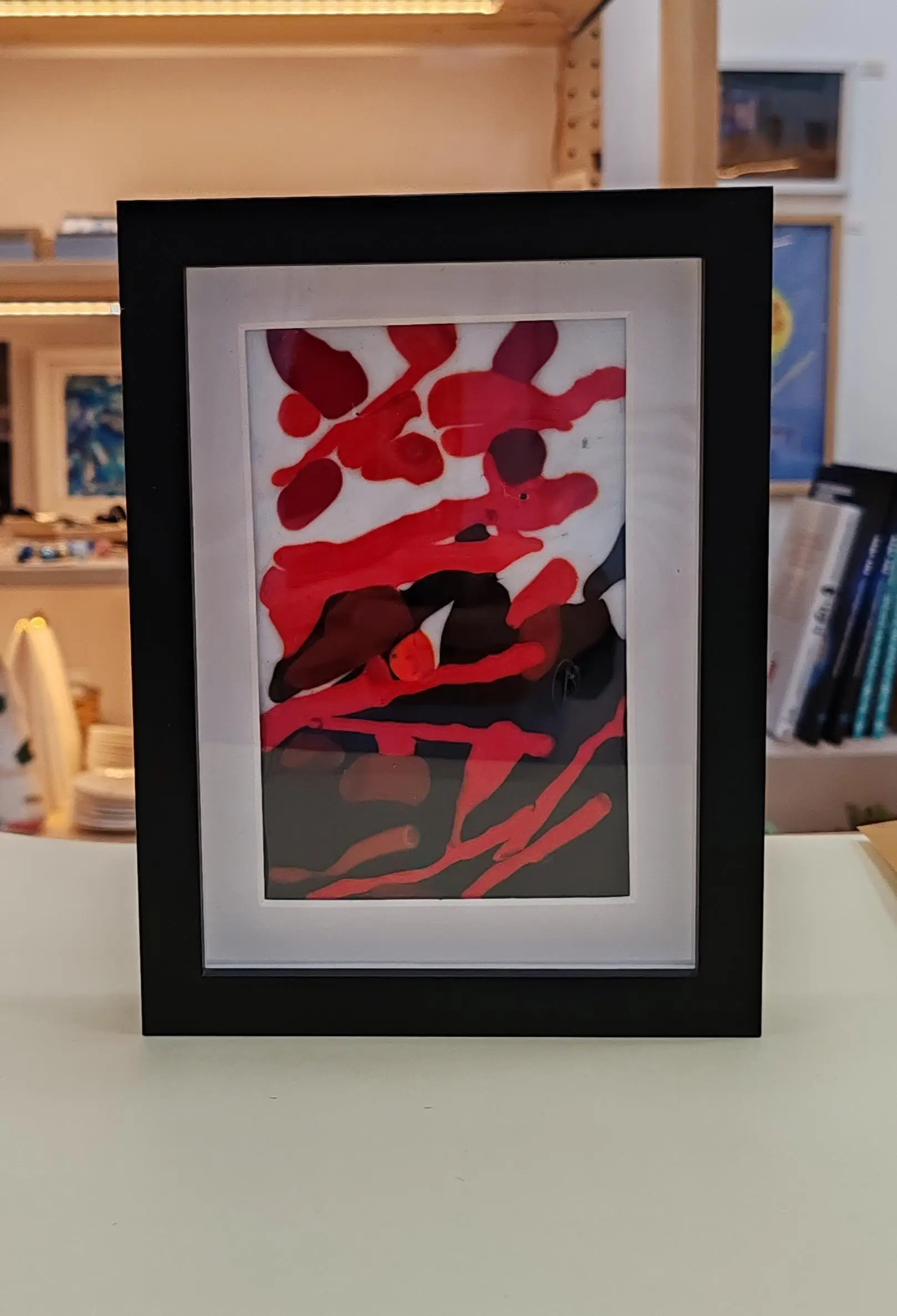 Slika od topljenog stakla- prodaja slika Mikaleidoskop Beograd, Dorćol