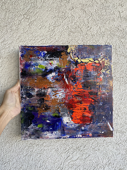 Street life, apstrakcija